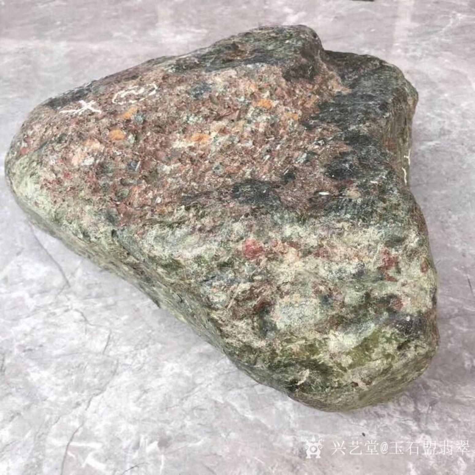 玉石盟翡翠文玩雜項作品《翡翠原石》【圖6】