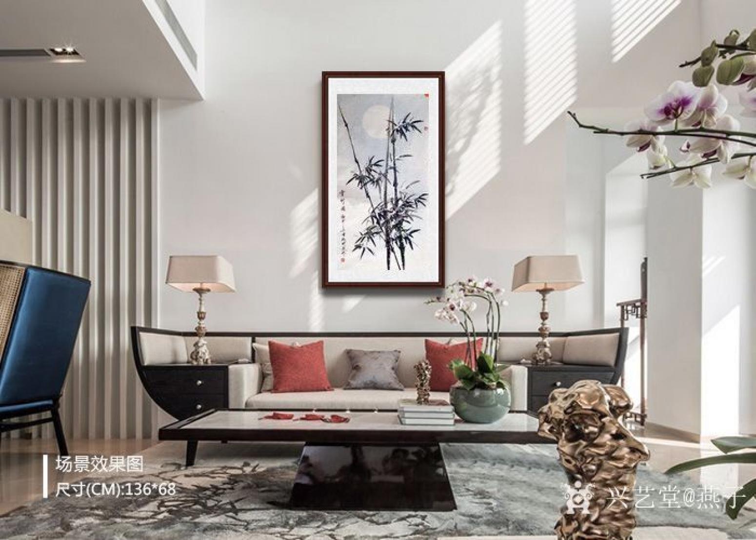 成曉燕國畫作品《雪竹圖》【圖5】