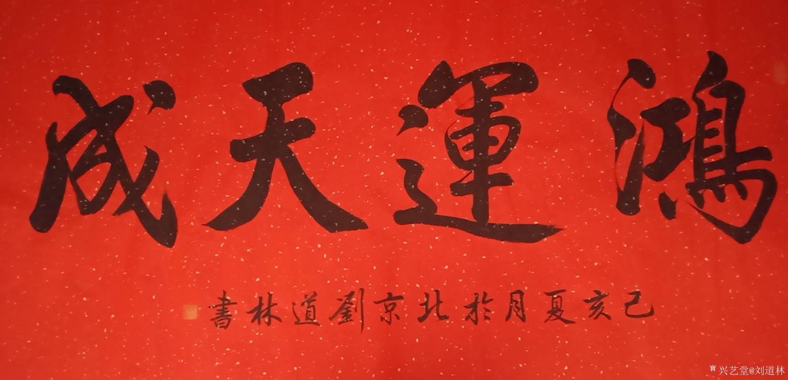 劉道林書法作品《鴻運(yùn)天成》