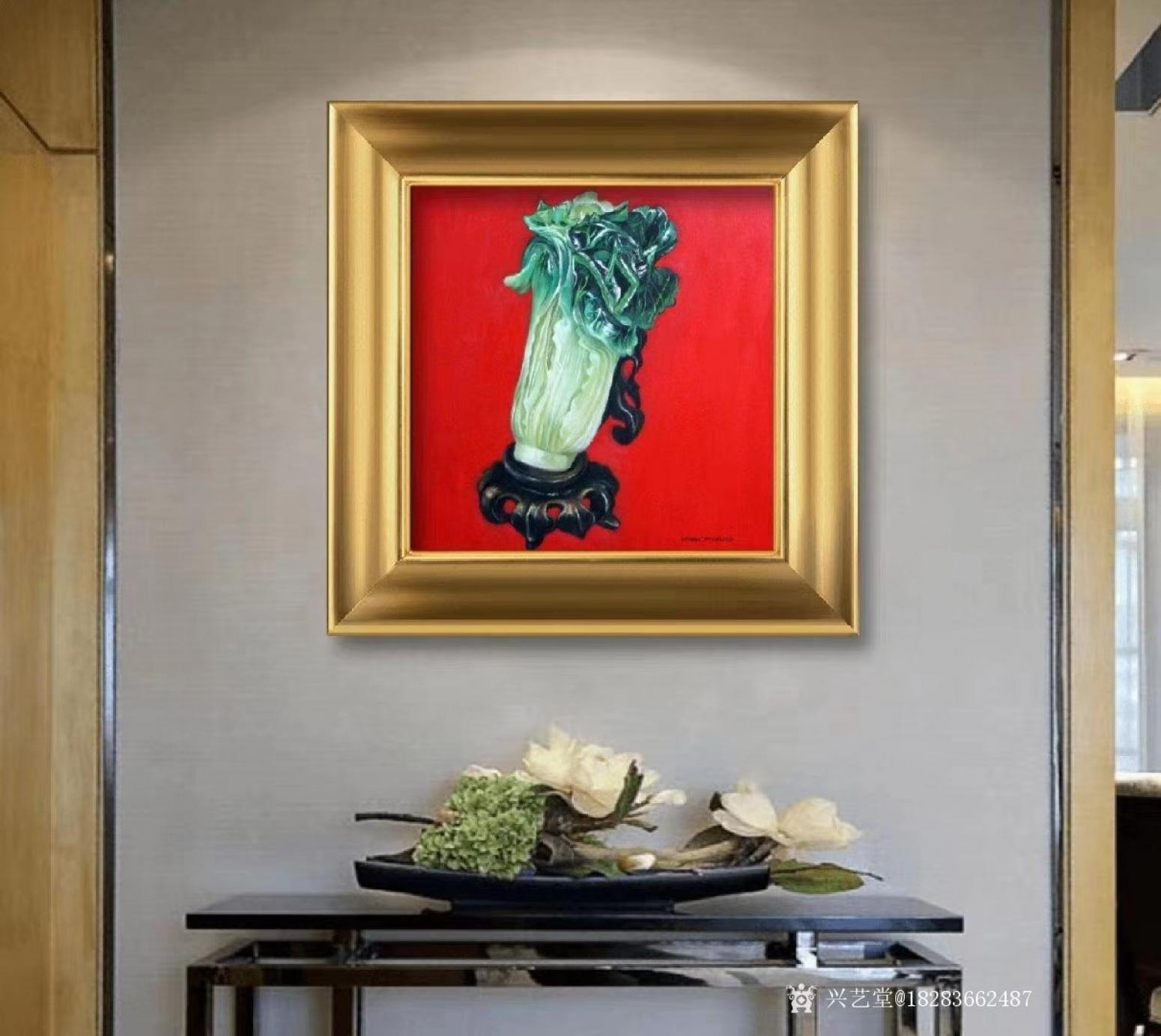 18283662487油畫作品《藏品級高端油畫玉百財》【圖0】