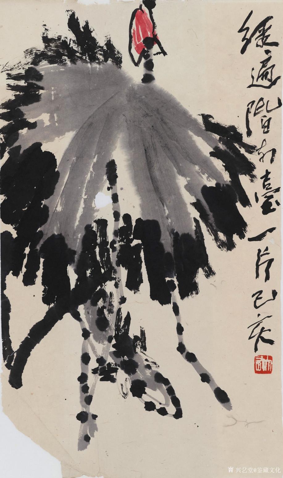 鑒藏文化國畫作品《清荷》