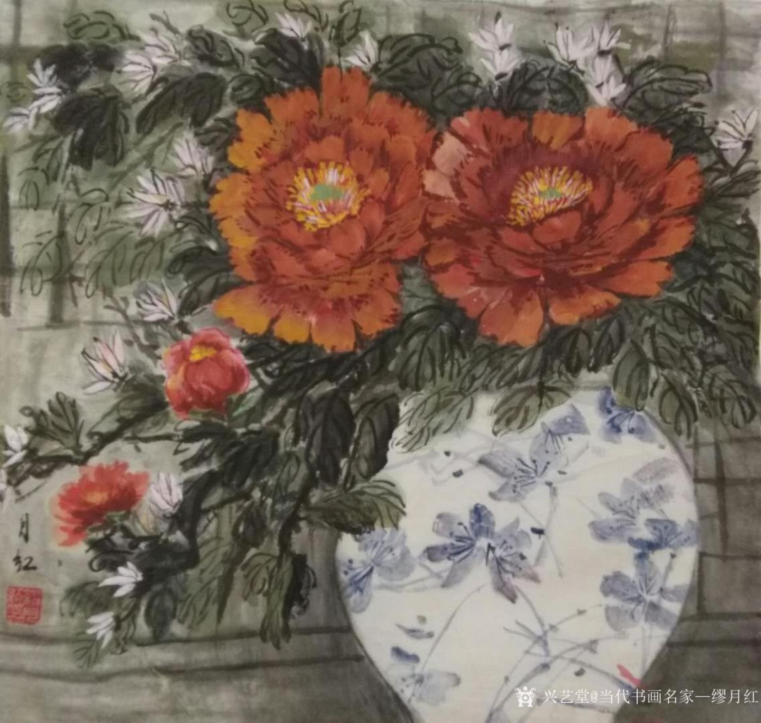 當(dāng)代書畫名家—繆月紅國畫作品《李清照》【圖3】