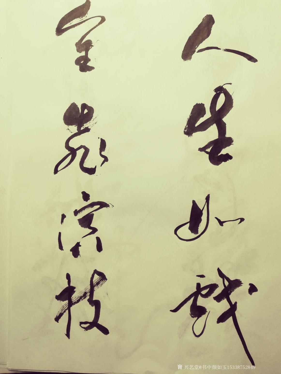 書中顏如玉15338752849書法作品《書品訂制》【圖5】