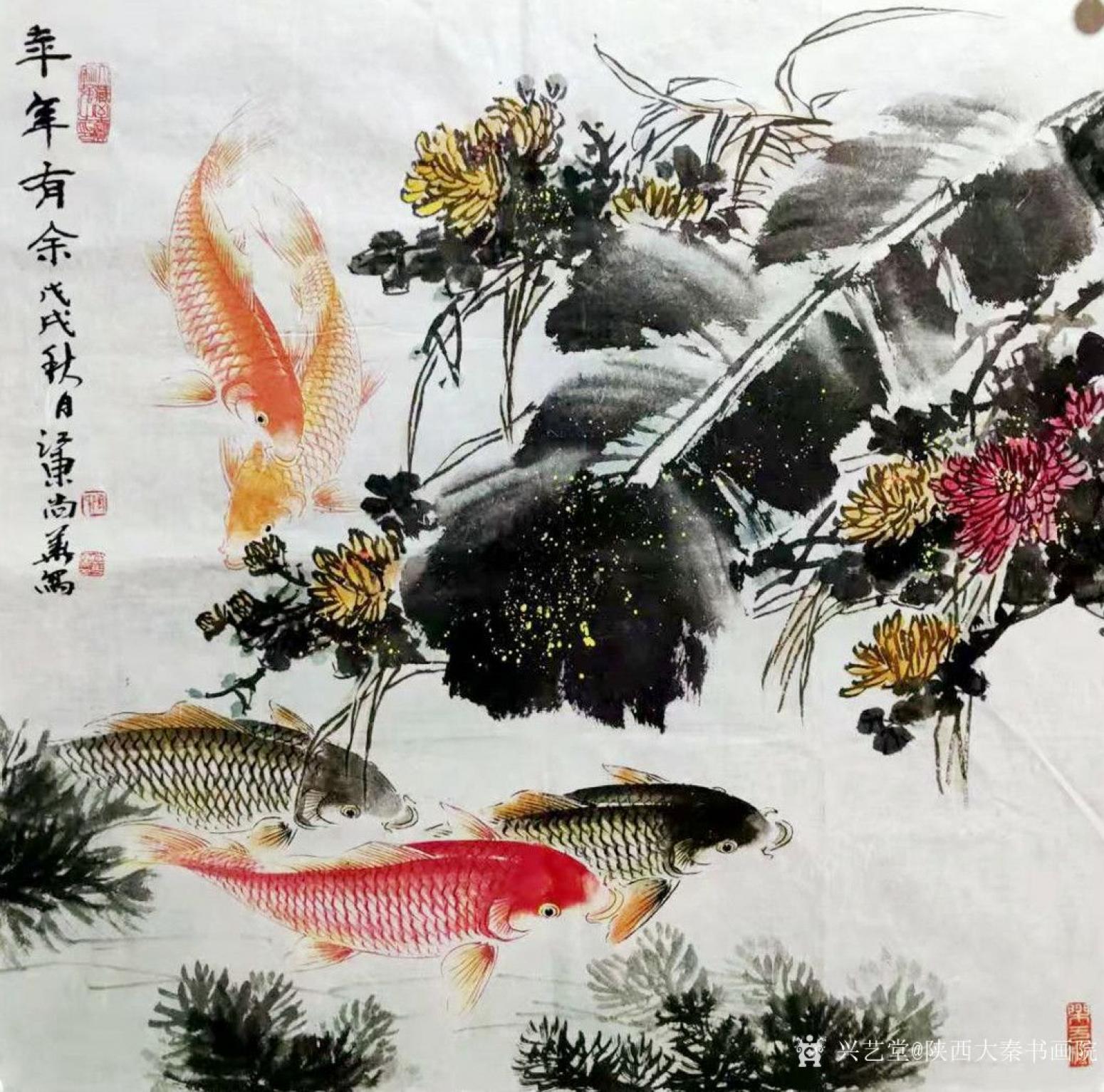陜西大秦書畫院國(guó)畫作品《陶尚華四尺斗方作品》【圖0】
