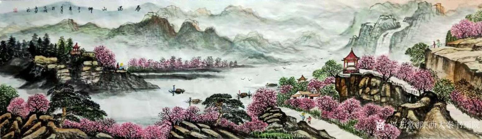 陜西大秦書(shū)畫(huà)院國(guó)畫(huà)作品《臧茂春小八尺》