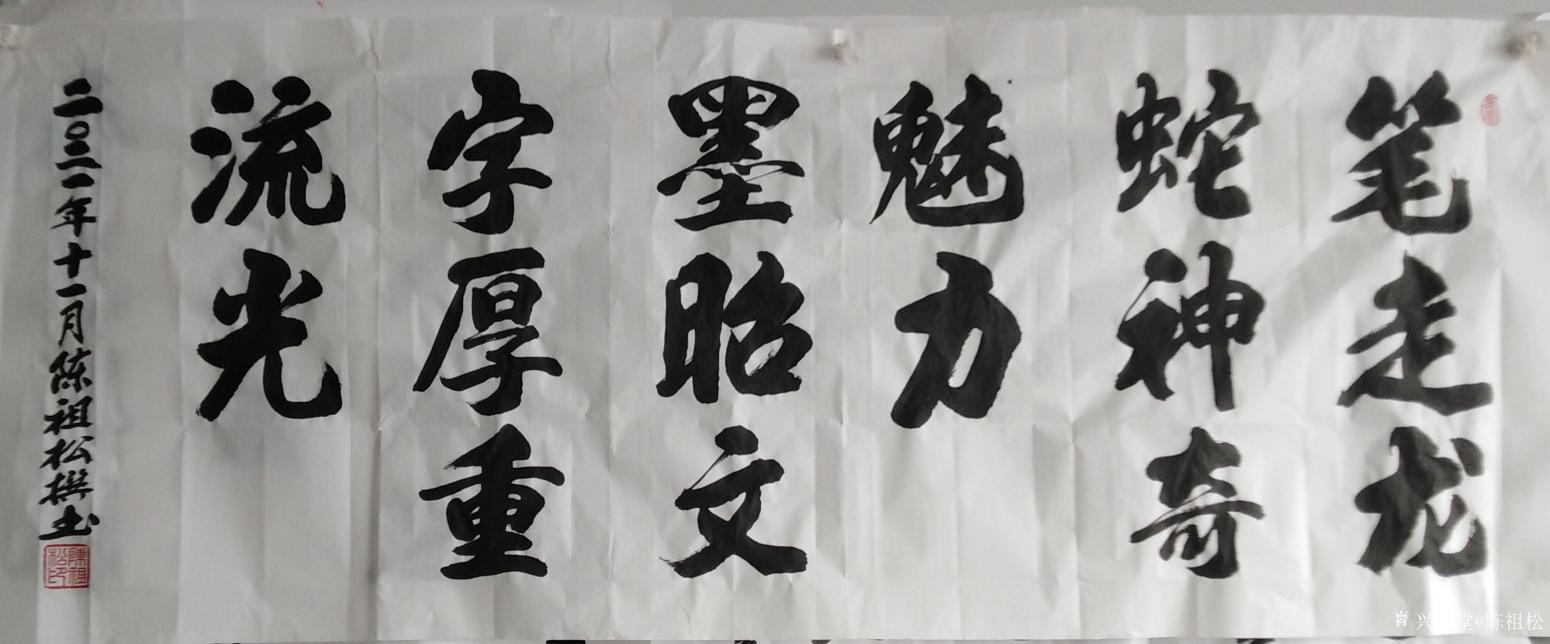 陳祖松書法作品《筆走龍蛇》【圖0】