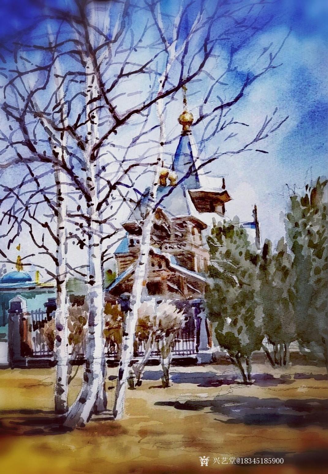 18345185900油畫作品《風景畫》