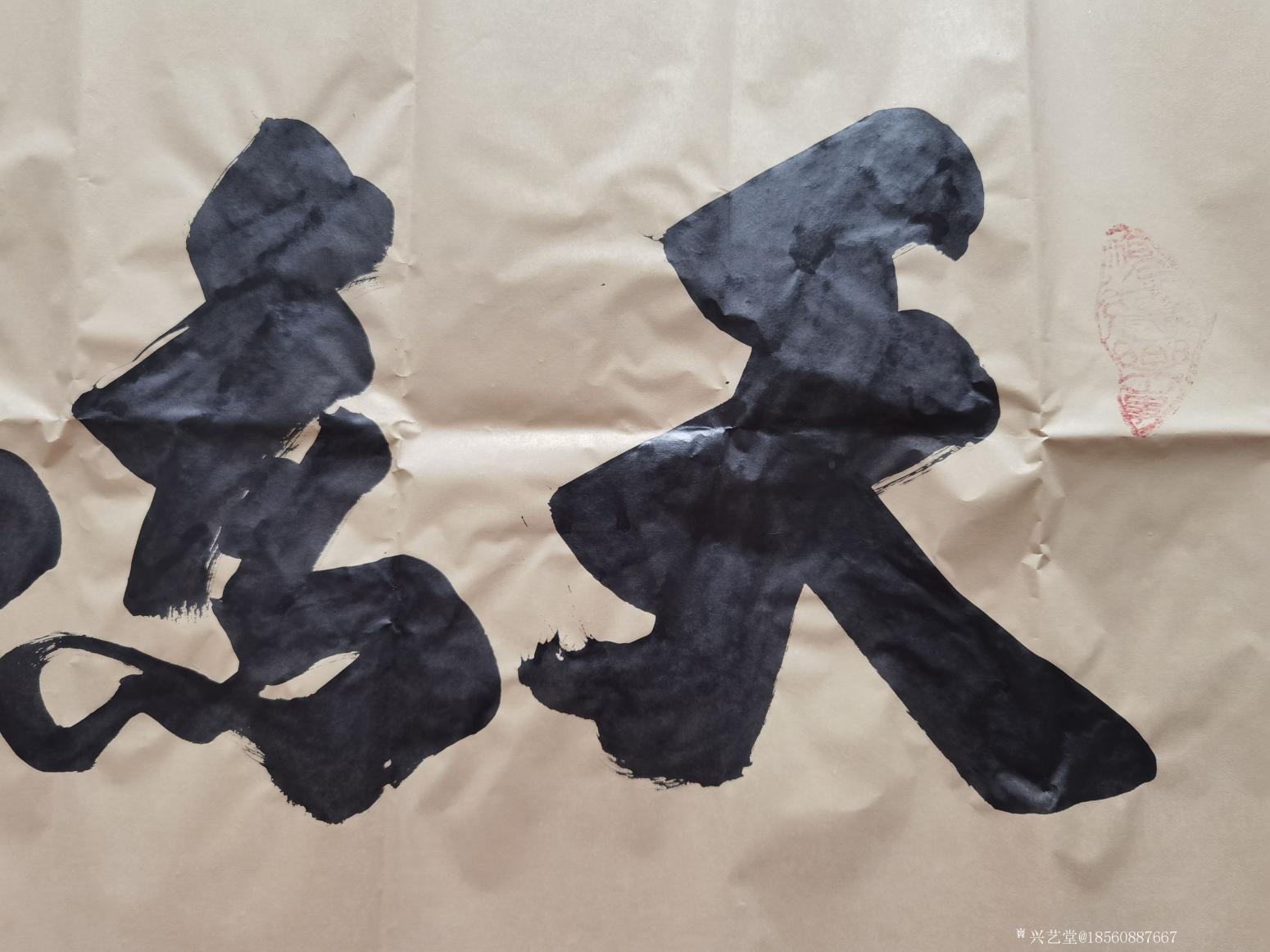 18560887667書法作品《天高志遠(yuǎn)》【圖2】