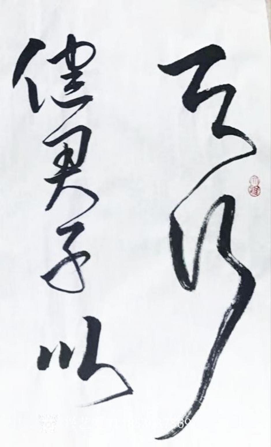 13853037369書法作品《易經(jīng)句天行健》【圖0】