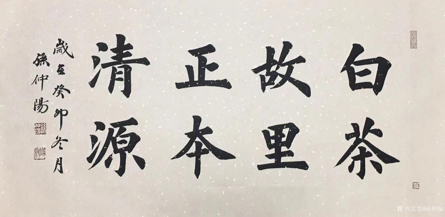 孫仲陽書法作品《楷書白茶故里》【圖0】