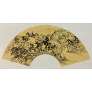 聞超國畫作品《【扇面2】作者聞超》價格1200.00元