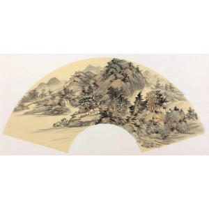 聞超國畫作品《【扇面3】作者聞超》價格1200.00元