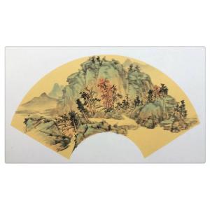 聞超國畫作品《【扇面7】作者聞超》價格1200.00元