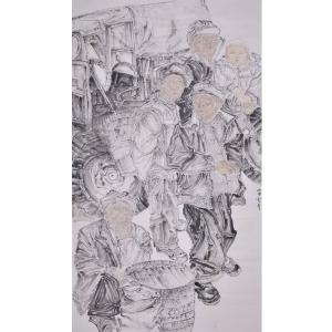 范云平國畫作品-《【人物7】作者范云平》