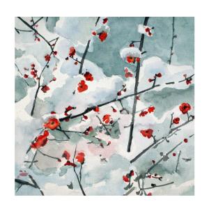 楊陽國畫作品《【雪梅】作者楊陽》價格960.00元