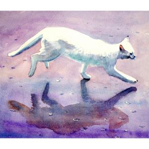 楊陽國畫作品《【rain walker】作者楊陽》價格960.00元