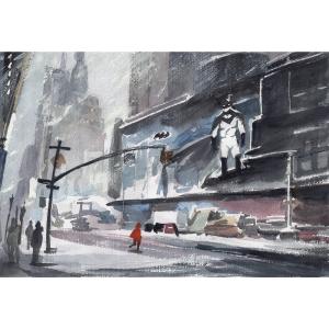 楊陽國畫作品《【暴風雪】作者楊陽》價格960.00元