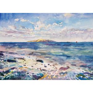 楊陽國畫作品《【Golden Island】作者楊陽》價格1440.00元