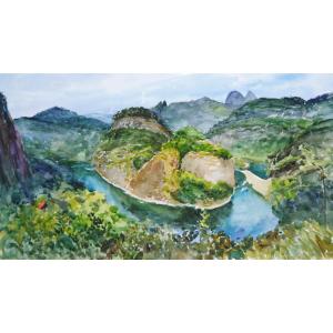 楊陽國畫作品《【武夷山】作者楊陽》價格1920.00元
