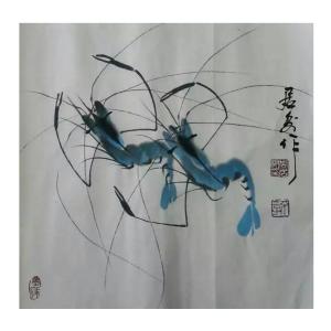 周居安國(guó)畫作品-《【相親相愛】作者周居安》