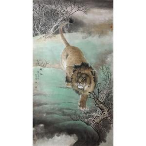 胡愛民國畫作品-《【花鳥2】作者胡愛民(可定制)》