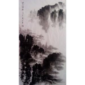 秦召勇國(guó)畫(huà)作品-《【黃山..】作者秦召勇》