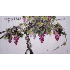 張洋國畫作品-《【春華秋實(shí)】作者張洋》