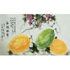 張洋國畫作品-《【西域 風(fēng)情】作者張洋》