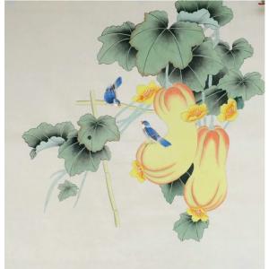 劉恒勝國畫作品-《【花鳥5】作者劉恒勝》