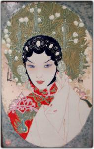 蔡國英文玩雜項作品-《高溫顏色釉瓷板《京粹》》