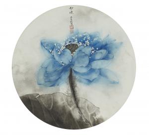 逸品蓮堂-盧夢陽國畫作品-《妙境》