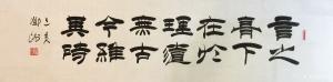 藝術(shù)品圖片:藝術(shù)家鄧澍書(shū)法作品名稱(chēng)《寧美勿丑以康書(shū)道》議價(jià)