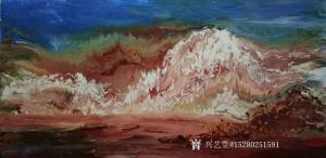 藝術(shù)品圖片:藝術(shù)家劉烽油畫作品名稱《赤水》議價
