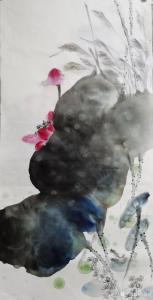 藝術(shù)品圖片:藝術(shù)家孫靜濤國畫作品名稱《夏荷》議價