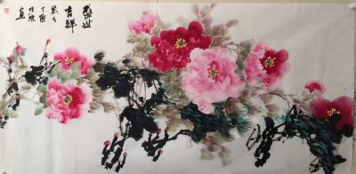 汪瓊?cè)沼?四尺富貴吉祥圖尺寸136x68【圖2】