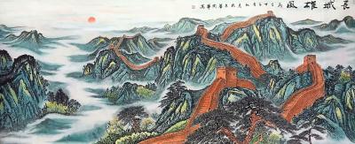 陳力日記-【作品名稱(chēng)】長(zhǎng)城雄風(fēng)
【作品價(jià)格】特價(jià)499元包郵
【作品尺寸】240X98【圖2】