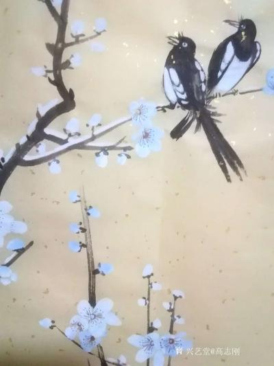 高志剛?cè)沼?我的國畫創(chuàng)作《雪梅》
規(guī)格:四尺斗方68x68cm
材料:仿古灑金宣紙軟片
【圖2】