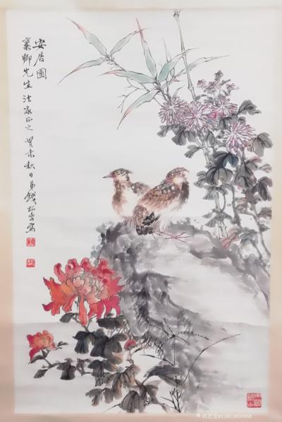馬曙光收藏-齊白石 花卉草蟲   132*46Cm     大家簡(jiǎn)介百度可查
    錢松【圖5】