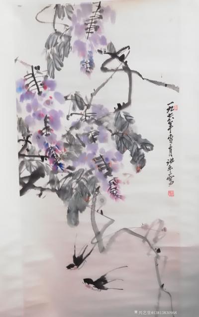 馬曙光收藏-齊白石 花卉草蟲   132*46Cm     大家簡(jiǎn)介百度可查
    錢松【圖11】