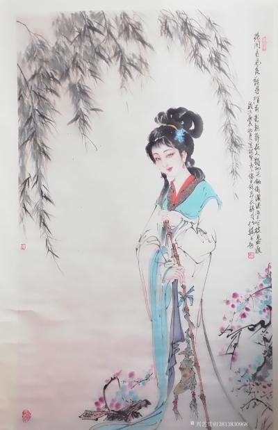 馬曙光收藏-齊白石 花卉草蟲   132*46Cm     大家簡(jiǎn)介百度可查
    錢松【圖20】