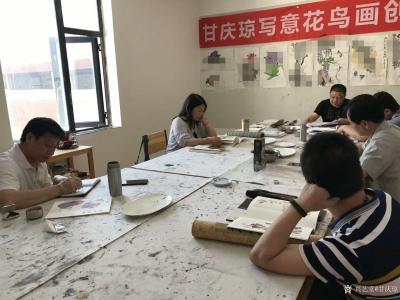甘慶瓊生活-清華大學(xué)美術(shù)學(xué)院中國書畫名家專項(xiàng)課題高級(jí)研修班*甘慶瓊工作室2017屆(2)班第【圖3】