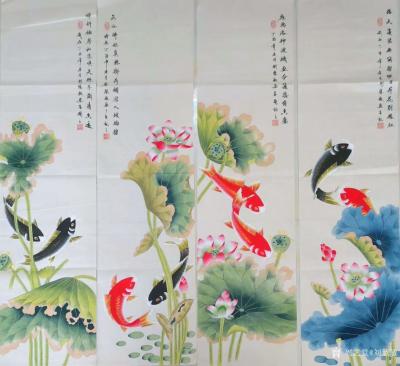 劉慧敏日記-?花開富貴??國色天香??深秋菊艷??梅開五福??荷塘清韻??鴻運滿堂??喜上眉【圖5】