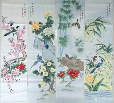 劉慧敏日記-?花開富貴??國色天香??深秋菊艷??梅開五福??荷塘清韻??鴻運滿堂??喜上眉【圖6】