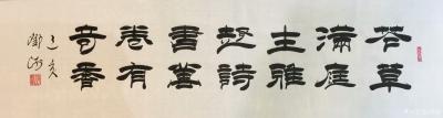 鄧澍日記-隸書書法作品欣賞: