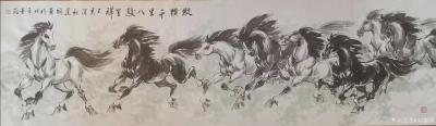 劉建國日記-國畫馬八馬圖八駿圖系列作品《八駿雄風(fēng)》《馬到成功》《八駿呈祥》《塞北雄風(fēng)》《從橫【圖6】