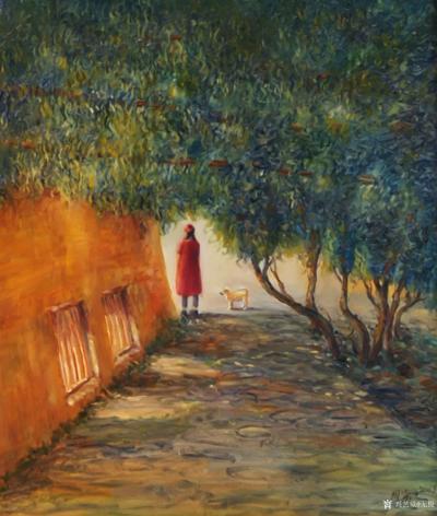 無極日記-周海波油畫  暖陽 -新疆采風(fēng)作品 -布面油畫-2016年 尺寸60x50cm
【圖1】